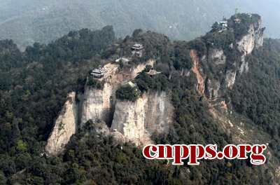 空中鸟瞰汶川地震灾区重建新貌