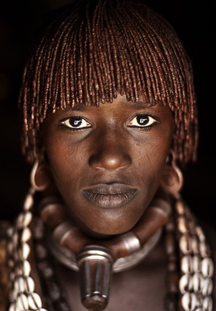 哈默部落，奥莫山谷，埃塞俄比亚