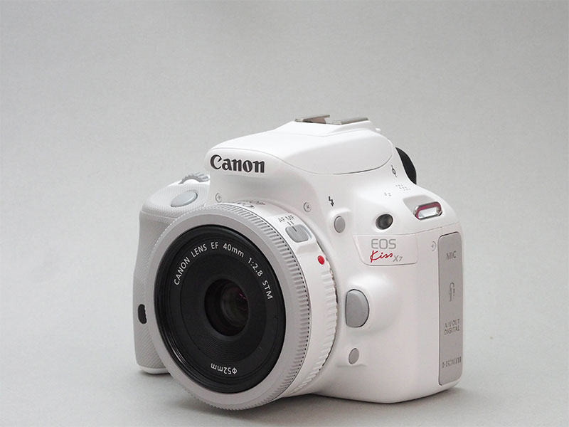 白色版佳能EOS 100D(kiss X7)真机图赏