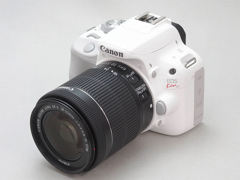 白色版佳能EOS 100D(kiss X7)真机图赏