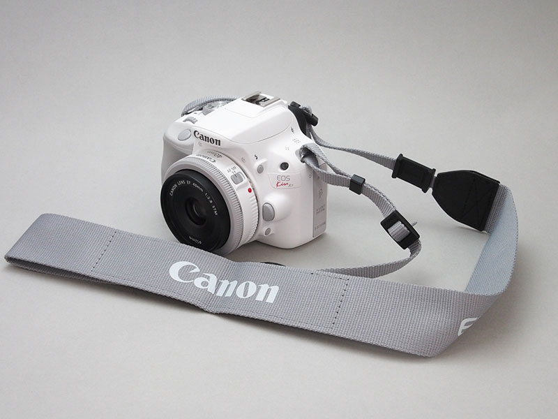 白色版佳能EOS 100D(kiss X7)真机图赏