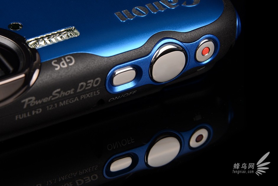 佳能PowerShot D30 快门细节图