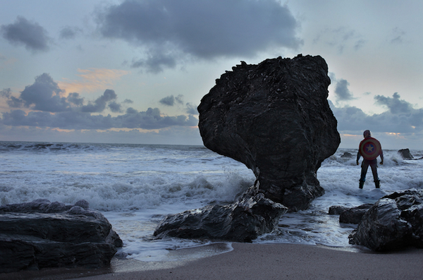 Benoit Lapray 孤独的超级英雄摄影集-美国队长