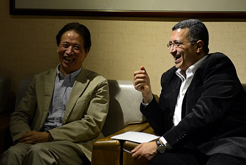 徐祖根会长会见埃及新闻摄影学会会长 徐祖根会长会见埃及新闻摄影学会会长