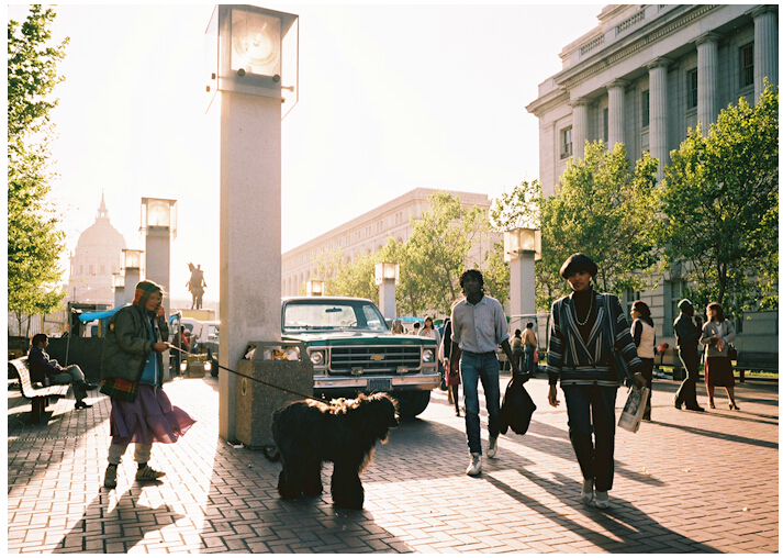 旧金山的街头，太凌乱