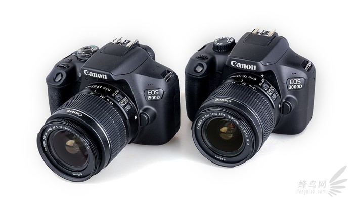 家用入门单反 佳能EOS 1500D、3000D评测