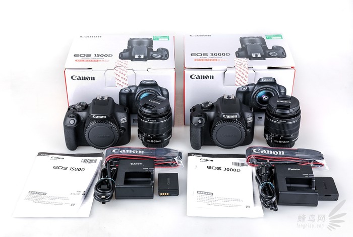 家用入门单反 佳能EOS 1500D、3000D评测