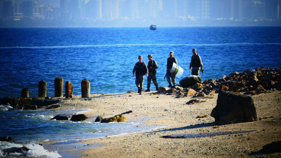 东瑁洲岛:坚守在海防前沿的“天涯哨兵” 东瑁洲岛:坚守在海防前沿的“天涯哨兵”