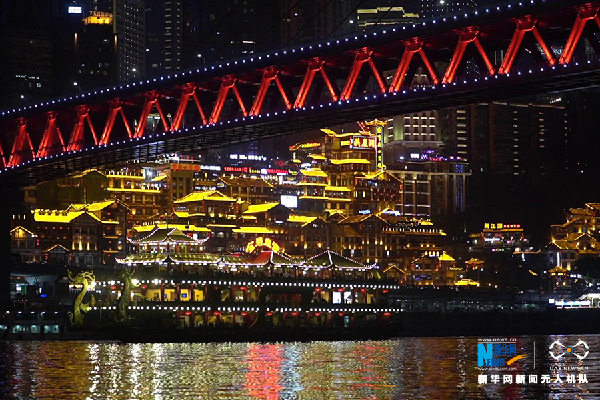 【“飞阅”中国】新春瞰重庆:大山与大水 大城有大美