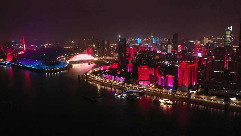 湖北武汉：无人机+灯光秀为庆祝中国共产党建党100周年营造良好氛围【17】