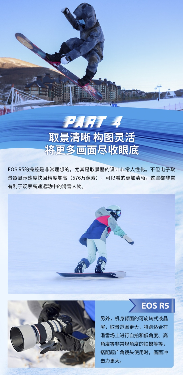 记录我的滑雪热爱，就用 EOS R5