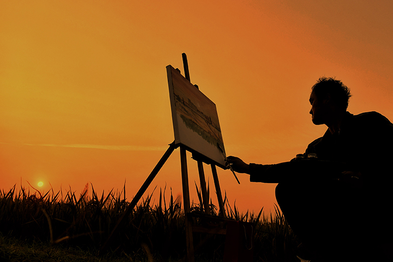 收废品的“陋室画家”:怀揣理想 好梦不怕晚 收废品的“陋室画家”:怀揣理想 好梦不怕晚