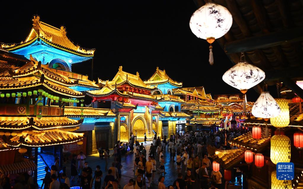 陕西周至:烟火巷子点亮夏日“夜经济”