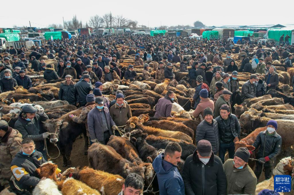 新华全媒+丨新疆四季:冬——“冰火”二重奏