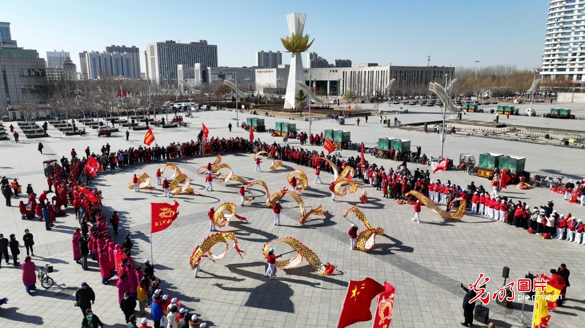 河北任丘:龙舞迎春 共庆“二月二” 河北任丘:龙舞迎春 共庆“二月二”