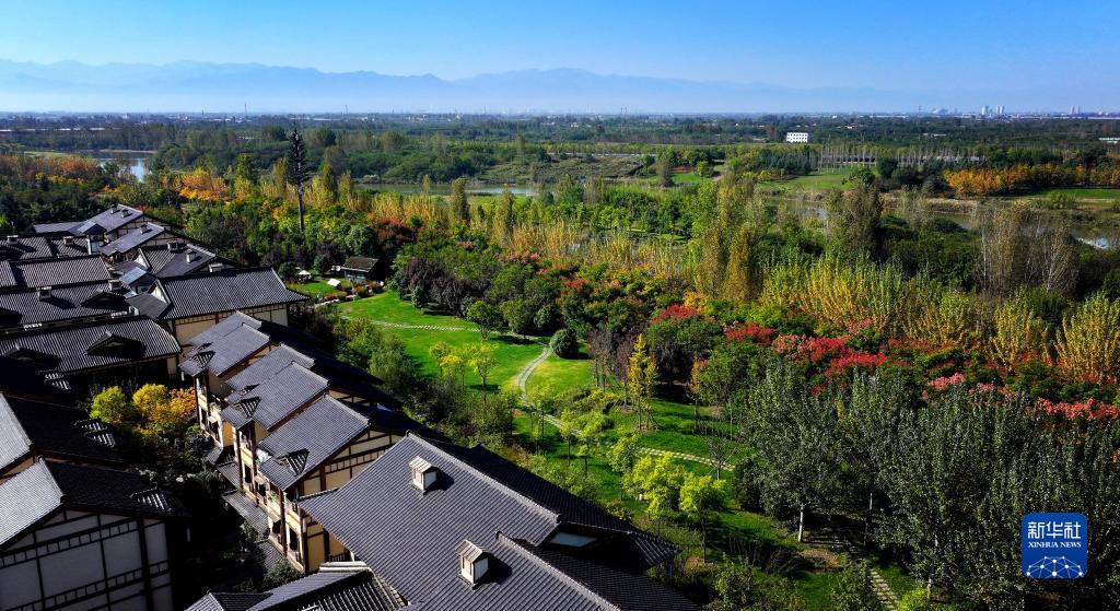 美丽中国丨陕西:沣河秋景胜春朝