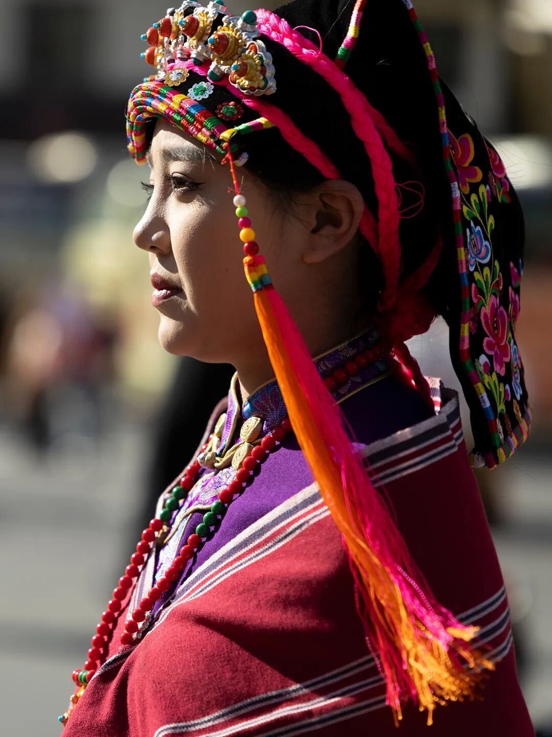 非遗巡游庆羌年