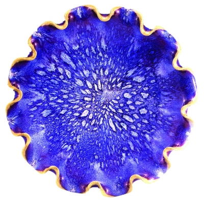 荷口盘·荷叶纹（局部）